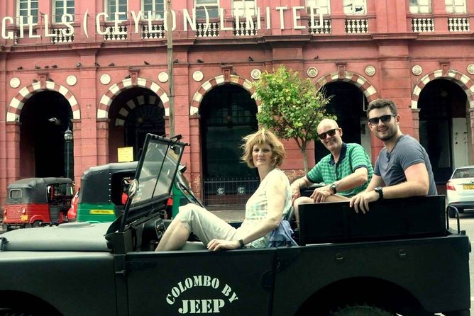 Colombo City Tour by War Jeep - Starting at your Colombo hotel at 9:00 a.m. or 3:00 p.m.