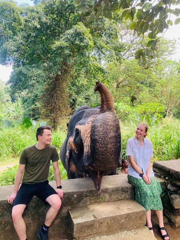 From Kandy : Pinnawala Elephant Orphanage & Ambuluwawa Tower - Starting in Kandy with Masi, Rohan, or another local driver