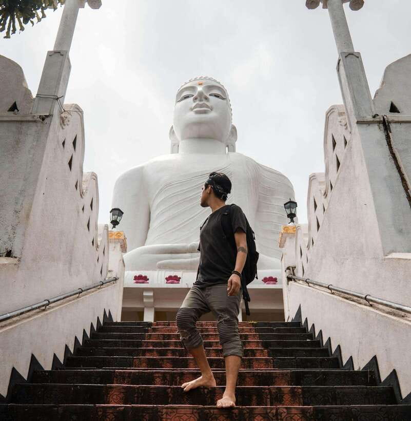 Full Coverage Kandy City Day Tour - Big Buddha views from Bahirawakanda Temple