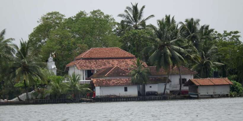 West coast Beach, River Mangroves lagoon, Wildlife boat Tour - The old island temple